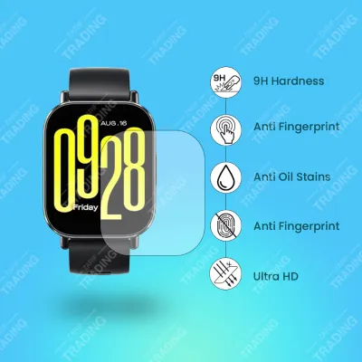 Redmi Watch 5 Active Smart Watch Screen Protector HD Clear Ultra Thin Glass Full Coverage Scratch and Fingerprint Resistant for Xiaomi Redmi Watch 5 Active